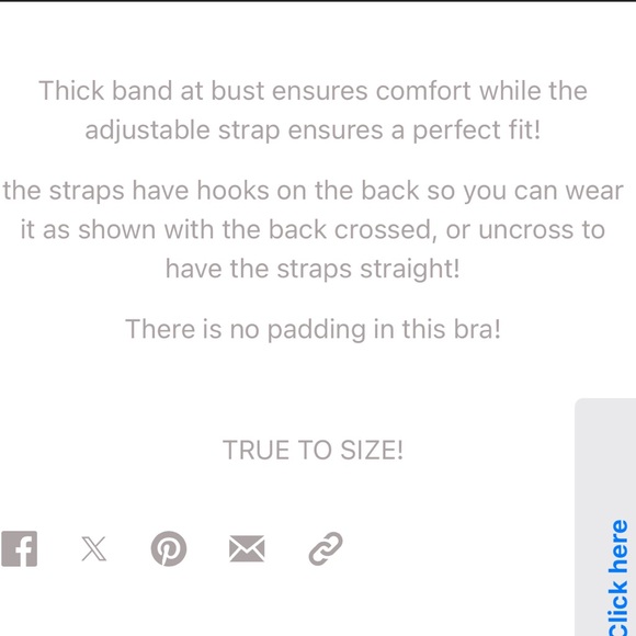 SALTY HONEY BANDED BRA CHECKERED NEW SIZE SMALL BLACK WHITE - Picture 4 of 5